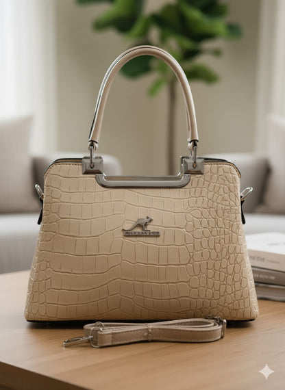 Imported Croco Pattern Handbag for Women | Premium Sling & Tote Style Bag (12x9 Inch)